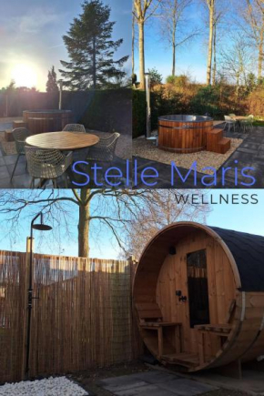 Stelle Maris Wellness, carefree enjoyment! Private Sauna & Hottub in Zeeland, Airco, Free Wifi and more!